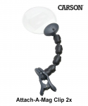 Suurendusklaasi Carson Attach-A-Mag Clip 2x MLP l&auml;hetus 9 p&auml;eva jooksul