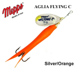 P&ouml;&ouml;rellant Mepps Aglia Flying C Silver/Orange 10 g