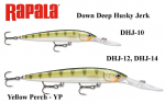 S&ouml;&ouml;t Rapala Down Deep Husky Jerk Yellow Perch YP 10.0 m