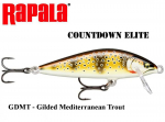 Lant Rapala CountDown Elite GDMT - Gilded Mediterranean Trout 7.5 cm