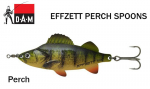 Plekklandid DAM Effzett Perch Spoon Perch 17 g