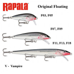 S&ouml;&ouml;t Rapala Original Floating V - Vampire 5 cm