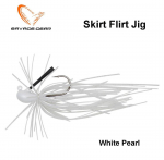Savage Skirt Flirt Jig Sinking Konksu Nr 1 White Pearl 10 g