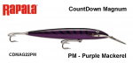 Kalastuslant Rapala Countdown Magnum CDMAG22PM Purple Mackerel 22 cm