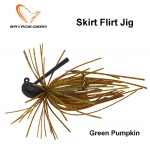 Savage Skirt Flirt Jig Sinking Konksu Nr 1 Green Pumpkin 5 g