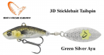 P&ouml;&ouml;rlev lant Savage Gear 3D Sticklebait Tailspin Green Silver AY 9 g