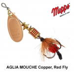P&ouml;&ouml;rellant Mepps AGLIA MOUCHE Copper, Red Fly 3.5 g