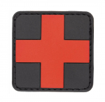 Max-fuchs Medic Cross ruudukujuline PVC plaaster - Punane/must BLT l&auml;hetus 1-3 p&auml;eva jooksul