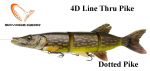 Kummikala Savage Gear 4D Line Thru Pike Dotted Pike 48 cm