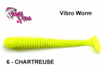 Kummikala Crazy Fish Vibro Worm Chartreuse 12.5 cm