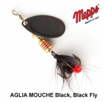 P&ouml;&ouml;rellant Mepps AGLIA MOUCHE Black, Black Fly 1.5 g