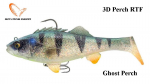 Pehme lant Savage Gear 3D Perch RTF Ghost Perch 12.5 cm