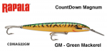 Kalastuslant Rapala Countdown Magnum CDMAG22GM Green Mackerel 22 cm