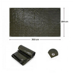 Veekindel present 2x3 tumeoliiv .