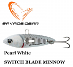 Savage gear Switch Blade Minnow Pearl White Plekklandid 5 g