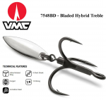 VMC 7548BD Bladed Hybrid Kalap&uuml;&uuml;gi kolmikkonks Black Nickel 4