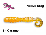 Silikoons&ouml;&ouml;t Crazy Fish Active Slug Caramel 5 cm