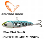 Savage gear Switch Blade Minnow Blue Pink Smolt Plekklandid 5 g