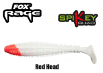 Kummist kala Fox Rage SPIKEY SHAD Red Head 9 cm
