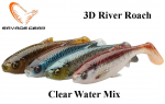 Kalap&uuml;&uuml;gi s&ouml;&ouml;t Savage Gear 3D River Roach Clear Water Mix 4pcs 8 cm