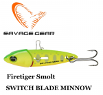 Savage gear Switch Blade Minnow Firetiger Smolt Plekklandid 5 g