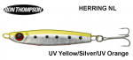 Pilker Ron Thompson Herring NL UV Yellow/Silver/UV Orange 70 g