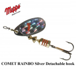 P&ouml;&ouml;rellant Mepps Comet RAINBO Silver Detachable hook 3.5 g