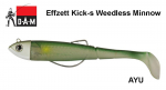 Pehme s&ouml;&ouml;t DAM Effzett Kick-S Minnow AYU 9 cm