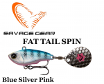 Savage Gear Fat Tail Spin Blue Silver Pink 9 g