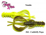 Kalap&uuml;&uuml;k Lure Crazy Fish Nimble 1.6"(4cm) Caddisfly Pupa Kalmaar