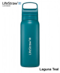 Joogipudel 1000 ml LifeStraw Go 2.0 filter Laguna Teal MLP l&auml;hetus 9 p&auml;eva jooksul