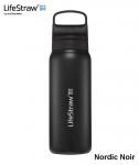 Joogipudel 700 ml LifeStraw Go 2.0 filter Nordic Noir MLP l&auml;hetus 9 p&auml;eva jooksul
