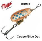 P&ouml;&ouml;rellant Mepps Comet Copper Blue Dots 1.5 g