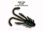 Мaitsestatud peibutuss&ouml;&ouml;da Crazy Fish Allure 40 mm Green Pumpkin Kalmaar