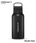 Joogipudel 1000 ml LifeStraw Go 2.0 filter Nordic Noir MLP l&auml;hetus 9 p&auml;eva jooksul