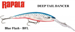 Vobler Rapala Deep Tail Dancer BFL Blue Flash 9 cm