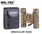 Mil-tec GEN II kokkupandav binokkel 10x25 Desert .