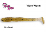 Kummikala Crazy Fish Vibro Worm Sand 10 cm