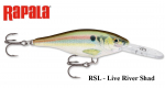 Rapala Lant Shad Rap SR07RSL 7 cm, 8 g RSL - Live River Shad 7 cm