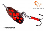 Savage Gear Caviar Spinner p&ouml;&ouml;rlev lant Copper Silver 9.5 g