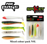 Kummist kala Fox Rage SPIKEY SHAD Mixed 5pcs NSL 9 cm
