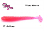 Kummikala Crazy Fish Vibro Worm Lollipop 12.5 cm