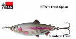 Plekklandid DAM Effzett Trout Spoon Sinking Rainbow Trout 5 g