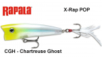 Vobler Rapala X-Rap Pop XRP Chartreuse Ghost 7 cm