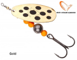 Savage Gear Caviar Spinner p&ouml;&ouml;rlev lant Gold 6 g