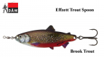 Plekklandid DAM Effzett Trout Spoon Sinking Brook Trout 5 g