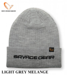 Savage Gear Beanie m&uuml;ts Light Grey Melange .