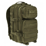 MIL-TEC US Assault Pack Small 20L Sejljakott, Olive Drab .