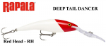 Vobler Rapala Deep Tail Dancer RH Red Head 11 cm