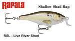 Rapala Shallow Shad Rap Live River Shad 7 cm